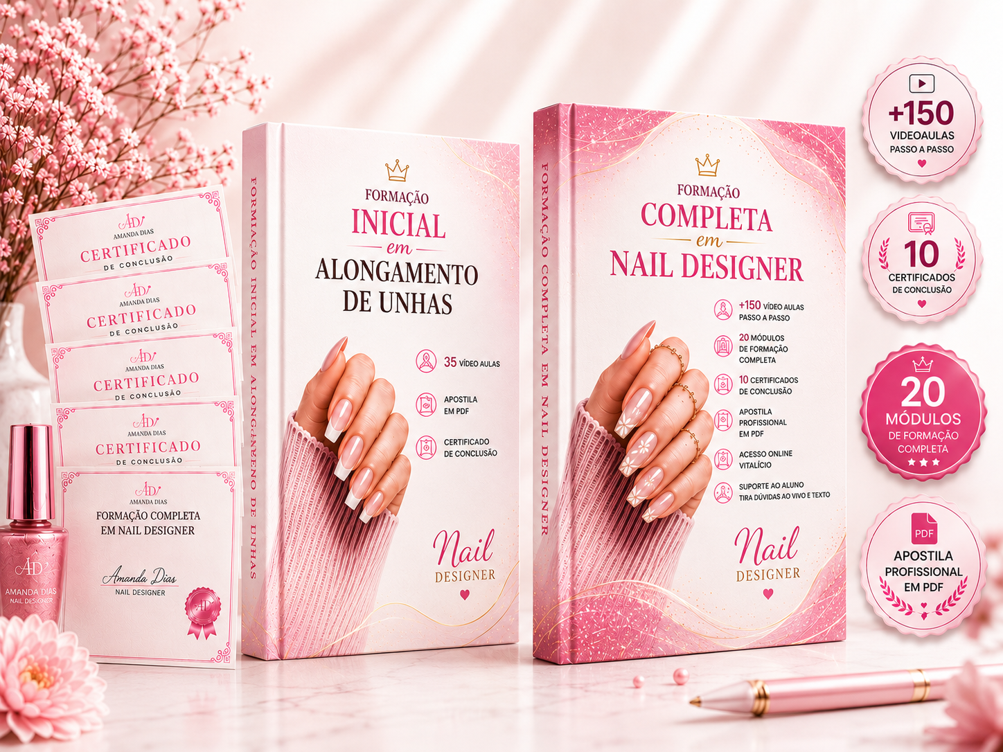 Curso de Nail Design - Formação Completa
